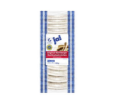 Produktbild Rewe / Ja! Original Nürnberger Rostbratwürstchen