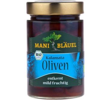 Produktbild Mani Bläuel Kalamata Oliven in Lake, entkernt
