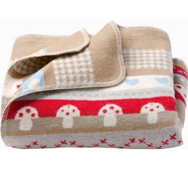 Produktbild David Fussenegger Minibär Kinderdecke Lena Marienkäfer, natur