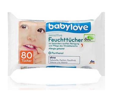 Produktbild dm / Babylove Sensitive Feuchttücher
