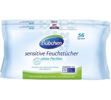 Produktbild Bübchen Sensitive Feuchttücher Ohne Parfüm