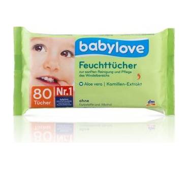 Produktbild dm / Babylove Feuchttücher
