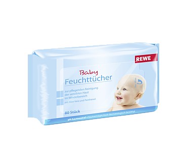 Produktbild Rewe / Baby Feuchttücher