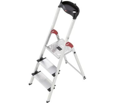 Produktbild Hailo XXL Alu-Sicherheits-Haushaltsleiter mit Multifunktions-Schale