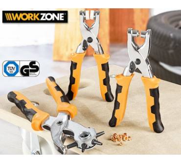 Produktbild Aldi Süd / Workzone Loch- und Nietenzangen