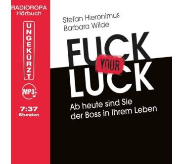 Produktbild Stefan Hieronimus / Barbara Wilde Fuck your Luck