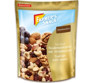 Produktbild Farmer's Snack Studentenfutter mit Weinbeeren