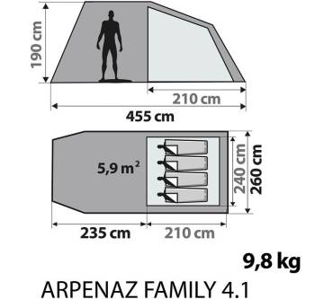Produktbild Quechua Arpenaz Family 4.1
