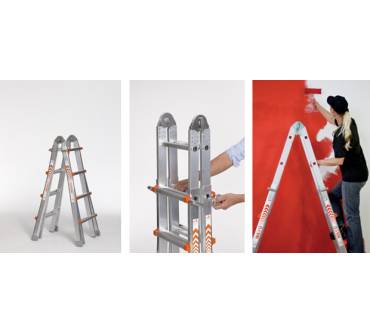Produktbild Wakü Teleskopleiter (1,30 - 4,20 m)
