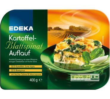 Produktbild Edeka Kartoffel-Blattspinat-Auflauf