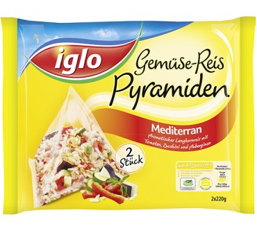 Produktbild Iglo Gemüse-Reis-Pyramiden Mediterran