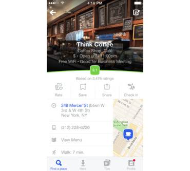 Produktbild Foursquare App