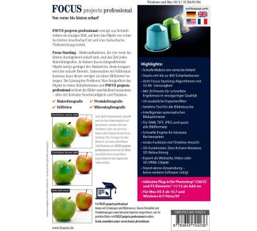 Produktbild Franzis FOCUS Projects Professional