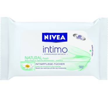 Produktbild Nivea Intimo Natural Fresh Intimpflege-Tücher