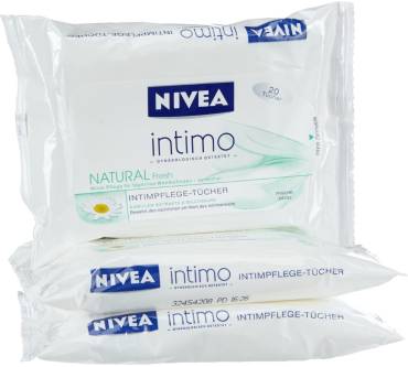 Produktbild Nivea Intimo Natural Fresh Intimpflege-Tücher