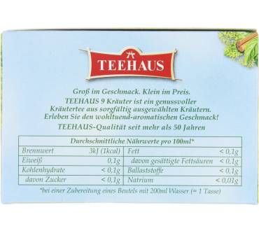 Produktbild Teehaus 9 Kräuter