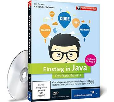 Produktbild Galileo Design Einstieg in Java - Das Praxis-Training aktuell zu Java 8