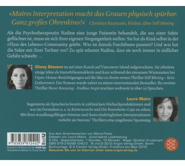 Produktbild Chevy Stevens Blick in die Angst