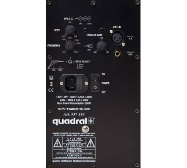 Produktbild Quadral Aurum Orkan VIII aktiv