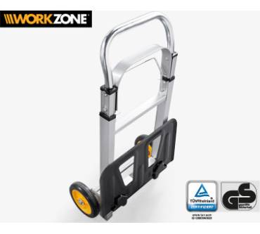 Produktbild Aldi Süd / Workzone Aluminium-Transportkarre