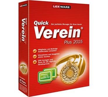 Produktbild Lexware QuickVerein Plus 2015