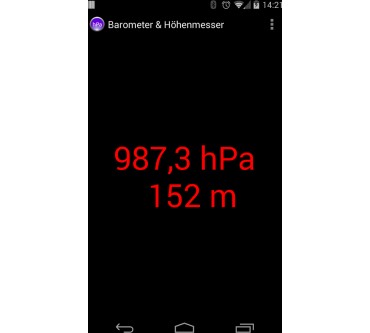 Produktbild mirkix Höhenmesser & Barometer