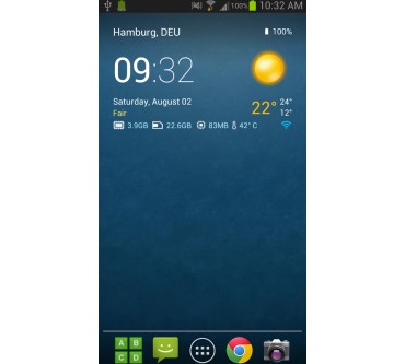 Produktbild Droid27 Transparent Clock & Weather