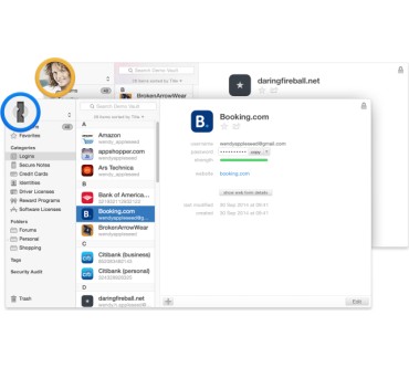 Produktbild Agilewebsolutions 1Password für Mac