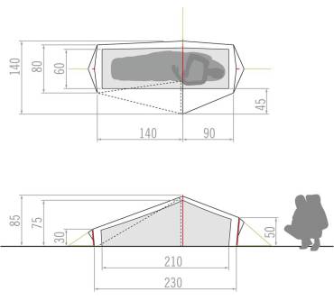 Produktbild Vaude Lizard GUL 1P