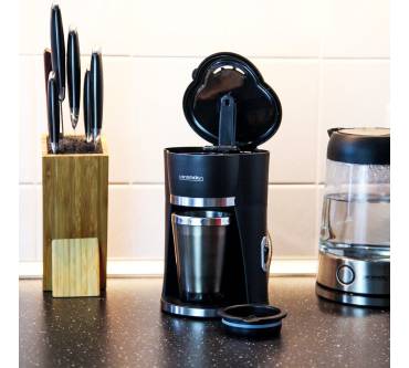 Produktbild Arendo 1-Cup Schnellkoch-Kaffeemaschine To Go