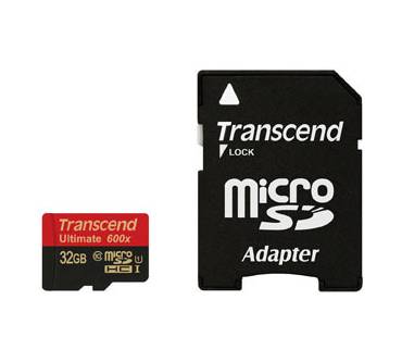 Produktbild Transcend Micro-SDHC Ultimate 600x Class 10 UHS-I (32 GB)
