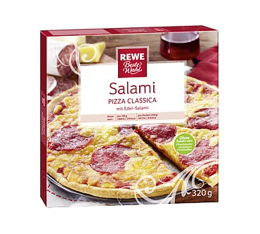 Produktbild Rewe / Beste Wahl Salami Pizza Classica
