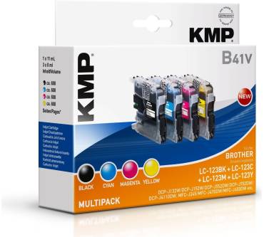 Produktbild KMP Ersatzpatronen für Brother Drucker (B41, B42, B43, B44)