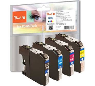 Produktbild Peach Ersatzpatronen für Brother Drucker (B123)