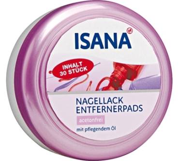 Produktbild Rossmann / Isana Nagellackentfernerpads acetonfrei