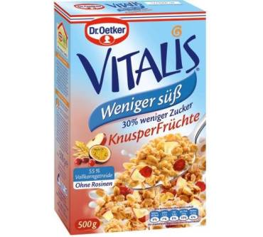 Produktbild Dr. Oetker Weniger süß Knusper Früchte