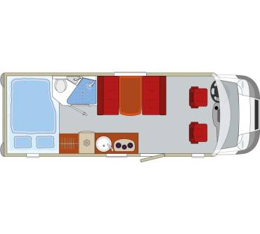Produktbild Eura Mobil Activa One 690 HB 150 Multijet 6-Gang manuell (109 kW)