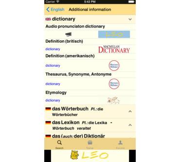 Produktbild dict.leo.org LEO Wörterbuch