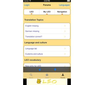 Produktbild dict.leo.org LEO Wörterbuch