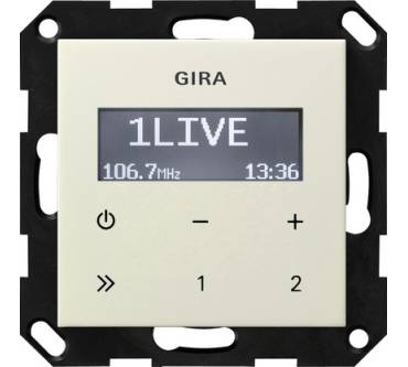 Produktbild Gira Unterputz-Radio RDS ohne Lautsprecher