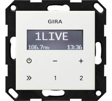 Produktbild Gira Unterputz-Radio RDS ohne Lautsprecher