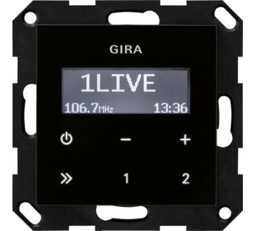 Produktbild Gira Unterputz-Radio RDS ohne Lautsprecher