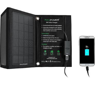 Produktbild RAVPower 15W Solar-Ladegerät