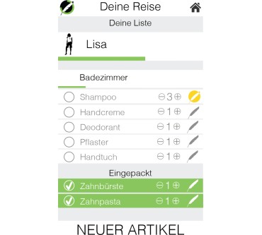 Produktbild Fedano UrlaubsCheckliste & Packliste