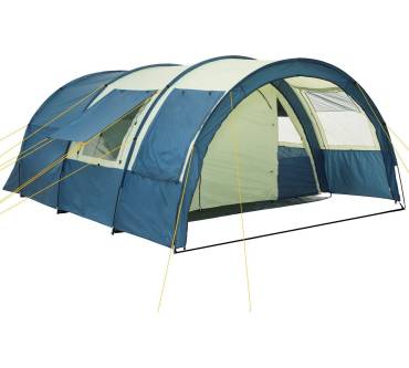 Produktbild CampFeuer Tunnelzelt mit 2 Schlafkabinen (4 Personen, 5000 mm WS)