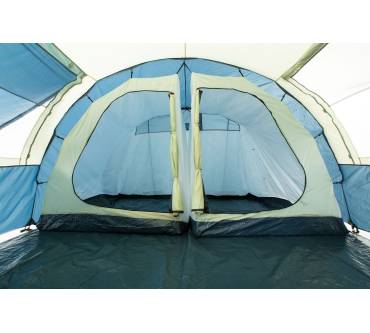 Produktbild CampFeuer Tunnelzelt mit 2 Schlafkabinen (4 Personen, 5000 mm WS)