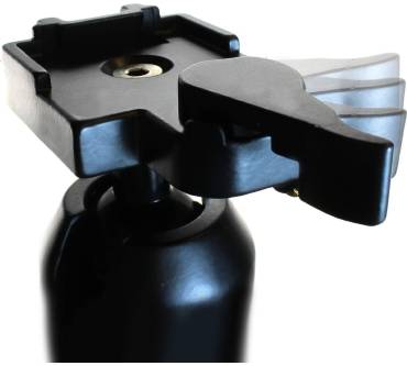 Produktbild WEISS - more power + Dreibein-Stativ mit 3D Kugelkopf