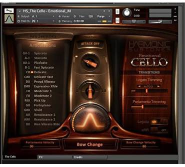 Produktbild Harmonic Subtones Emotional Cello