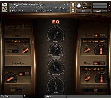 Produktbild Harmonic Subtones Emotional Cello