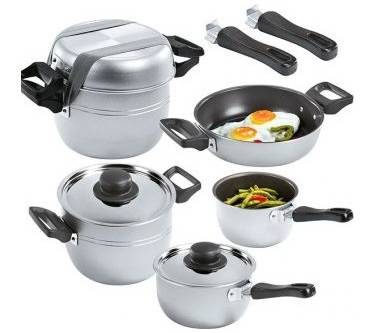 Produktbild Fritz Berger Topfset Silber 9-teilig